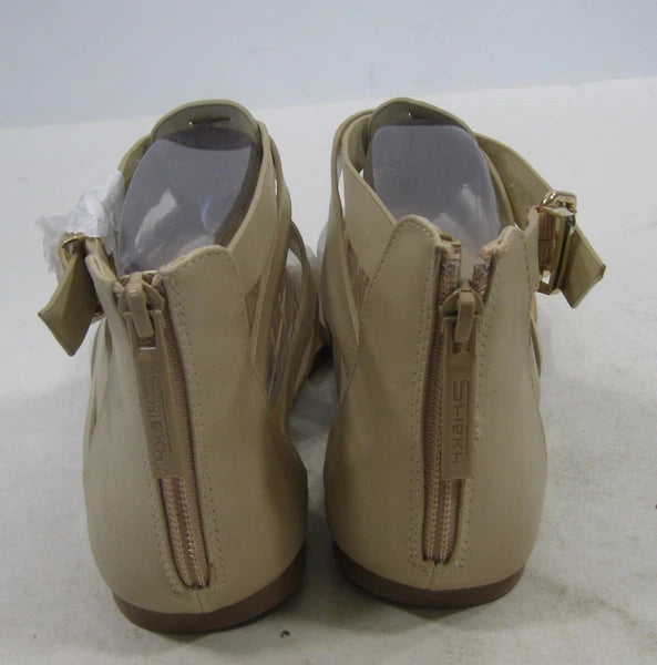 NEW LADIES Summer Skintone Fashion Ankle Strap Sandals  women Size 5.5