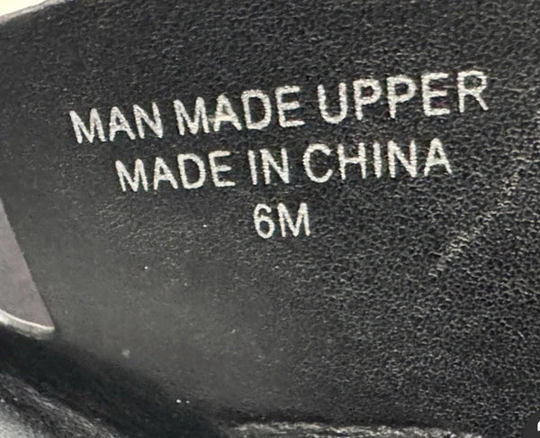 J Slides NYC Black Platform Double Strap Slide Sandals Womens Size 6M