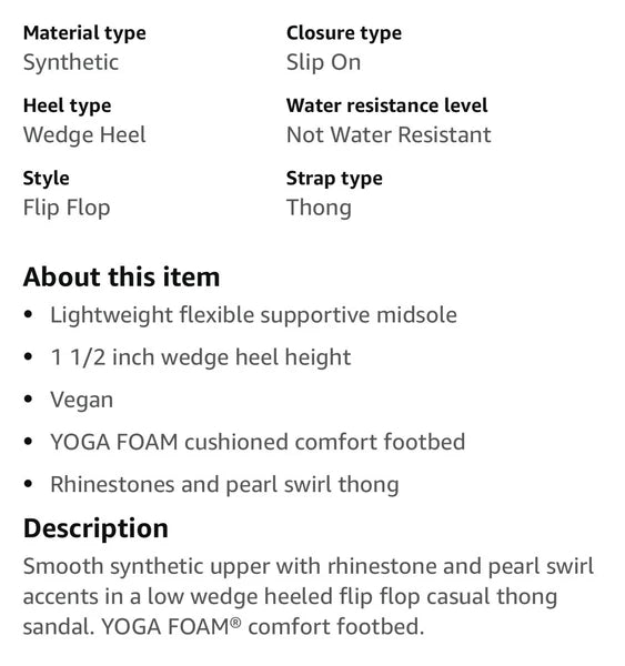 Skechers Women's Taupe Cali Vinyasa Foam Yoga Thongs Sandals Shoes Sz: 9.5