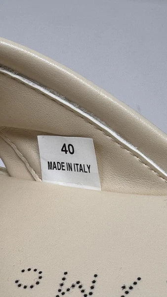 Stella McCartney Women’s Sneakelyse Twist Cream Sandals Size 10 US / 40 EU