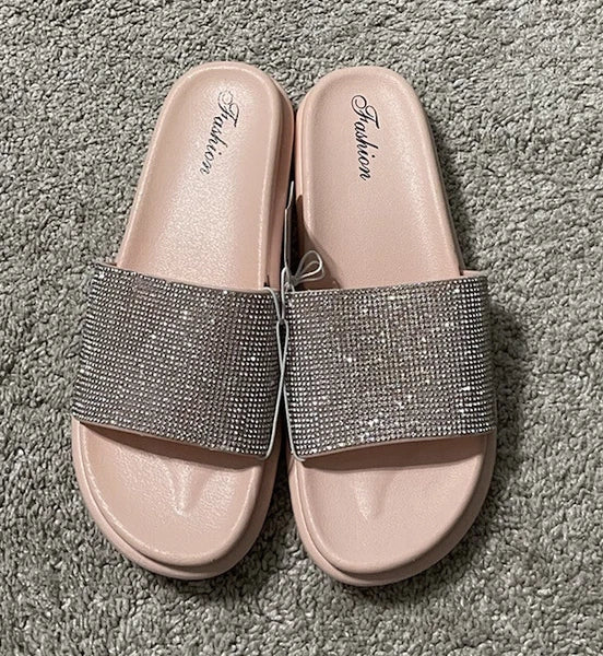 forever slides Color Pink Size 8
