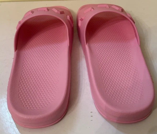 Bally Switzerland Women's Pink “Taffy” Rubber Slide Sandals New NIB Italy