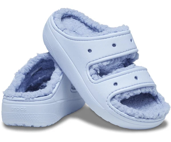 Crocs Unisex Classic Cozzzy Sandal - Blue Calcite