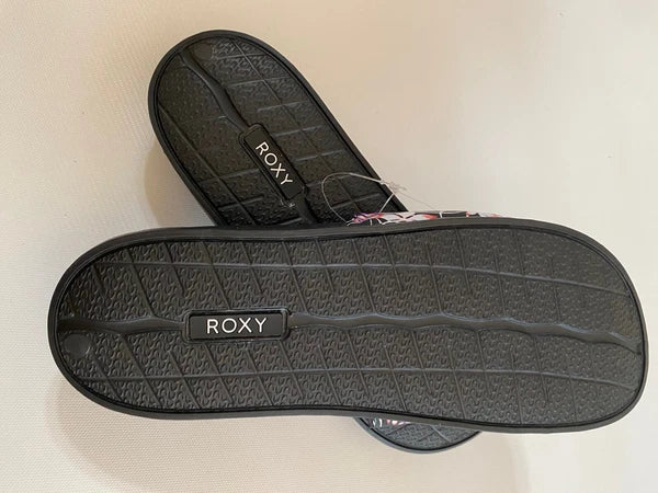 Roxy Women's Eva Slides Floral Sandals Sz 9.5