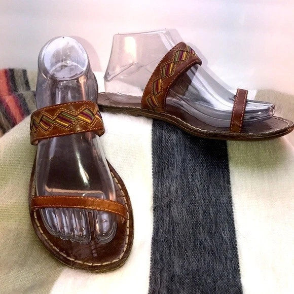 American Eagle Southwestern Style Slip on Sandals