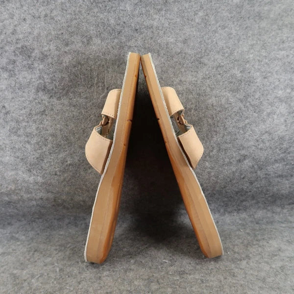 Sperry Shoes Womens 9 Slide Sandals Leather Slip On Fashion Comfort Top Sider