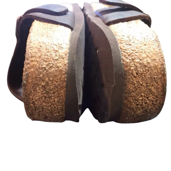 Birkenstock Gizeh Brown Slide Sandals Size EU 37 US 6 Comfort