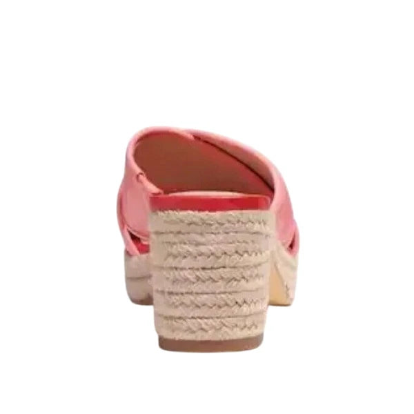 COACH ESPADRILLE SLIDE-ON SANDALS SLOAN IN PINK LEMONADE SIZES 10 & 11 AVAILABLE