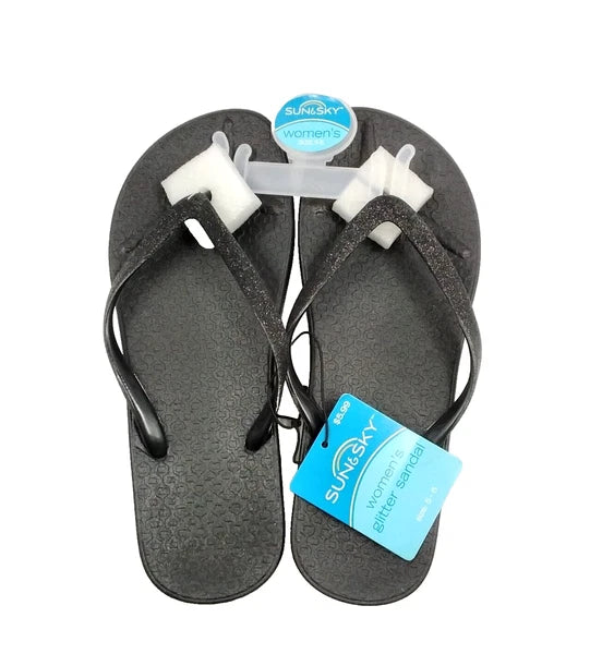 Sun & Sky Womens Fashion Summer Casual Flip Flop Thong Sandals Size 5-6 Set of 2
