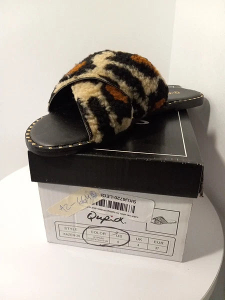 Qupid Karzen 36  Style Woman Leopard Sandals  various Size available