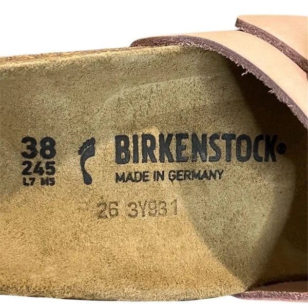 Birkenstock Madrid Big Buckle Women's Pink Leather Slide Sandals 7 Slip On