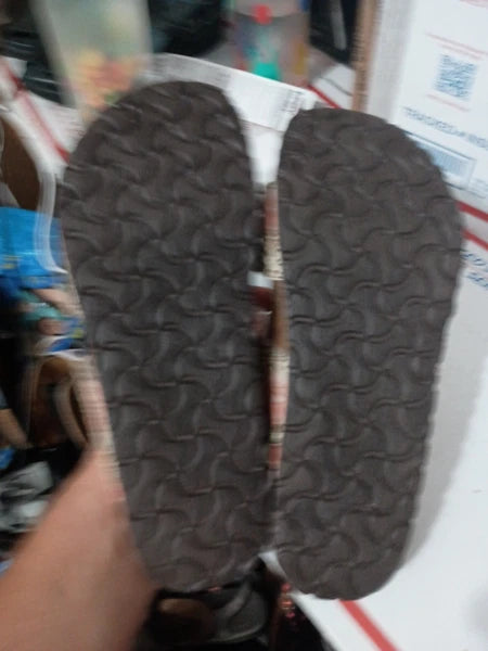 Birki's Arizona Cheetah Rose Design Cork Bed Sandal Slides Sz 36 Animal Print