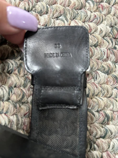 Rag & Bone Evin Mesh & Leather Black Platform Sandals Women’s Size 35