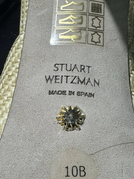 Stuart Weitzman Women's Carmen Sandal in Wheat Size 10B