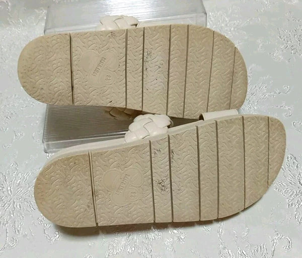 Sam & Libby Women's Braided Footbed Sandals Size 9.5