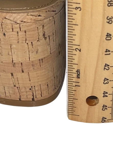 MARC FISHER LTD Naniya White Block Heels Chain Buckle Slides Women’s Size US 8M