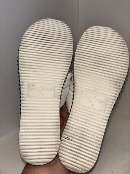 Sam Edelman Alyse Knotted Strap Studded sandals White Leather Womens Size10M