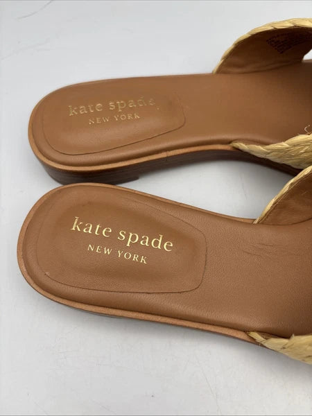 Kate Spade Dock Crystal Slide Sandal Flat Sz 5.5