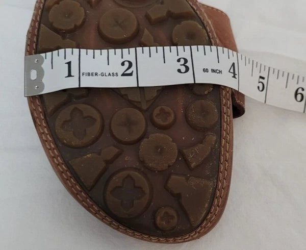 Timberland Womens Slide Sandals Brown Leather Smart Comfort System Size 10 M