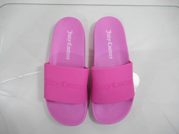 Juicy Couture Breanna Slide Sandal Logo Debossed Pink Size 10 / EUR 40