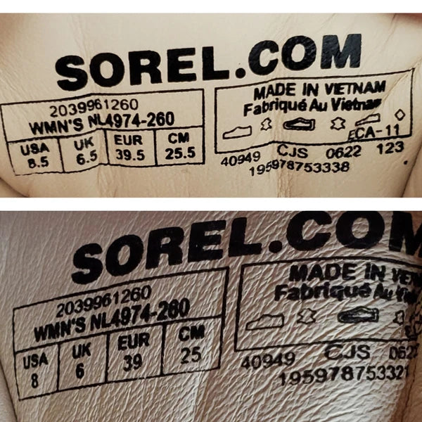 Sorel viibe puff twist platform sandals blush leather slip on double strap comfy