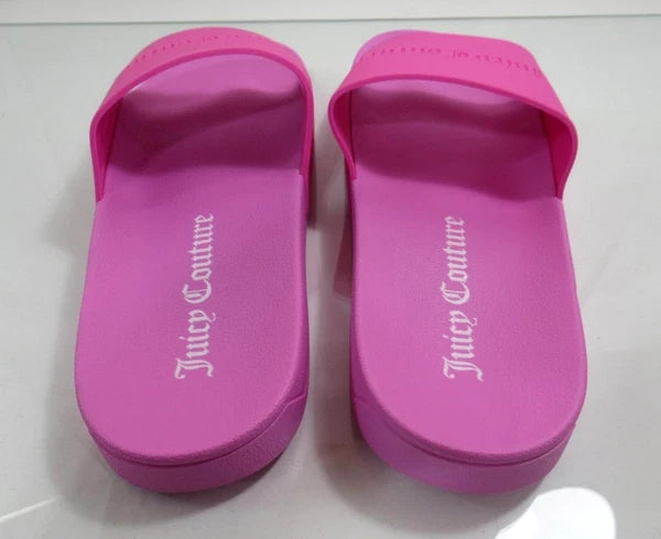 Juicy Couture Breanna Slide Sandal Logo Debossed Pink Size 10 / EUR 40