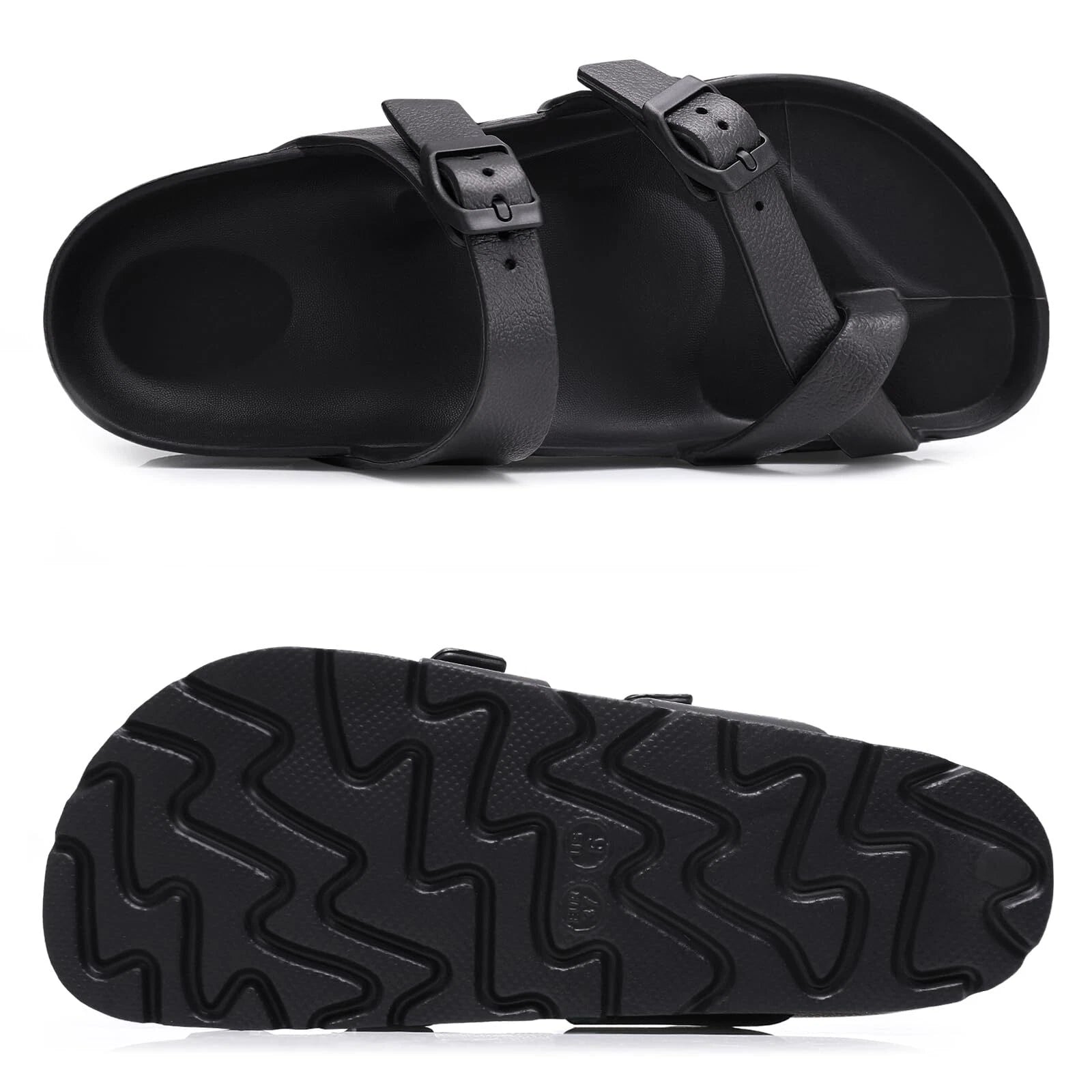 Goosecret Women's Platform Sandals with Arch Support Comfortable Foam Slides ...