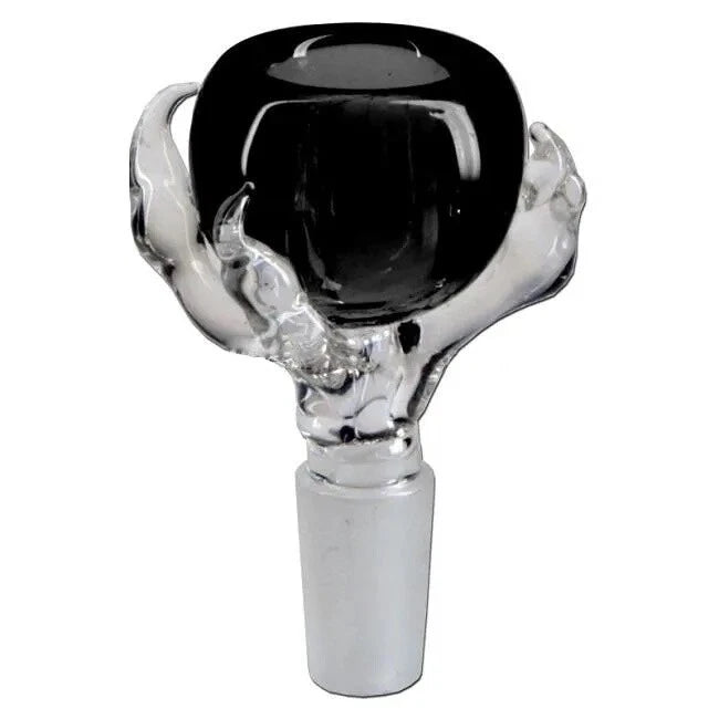 14mm Male Dragon Claw Style Glass Bowl Heavy Slide Head Piece For Hookah Bong