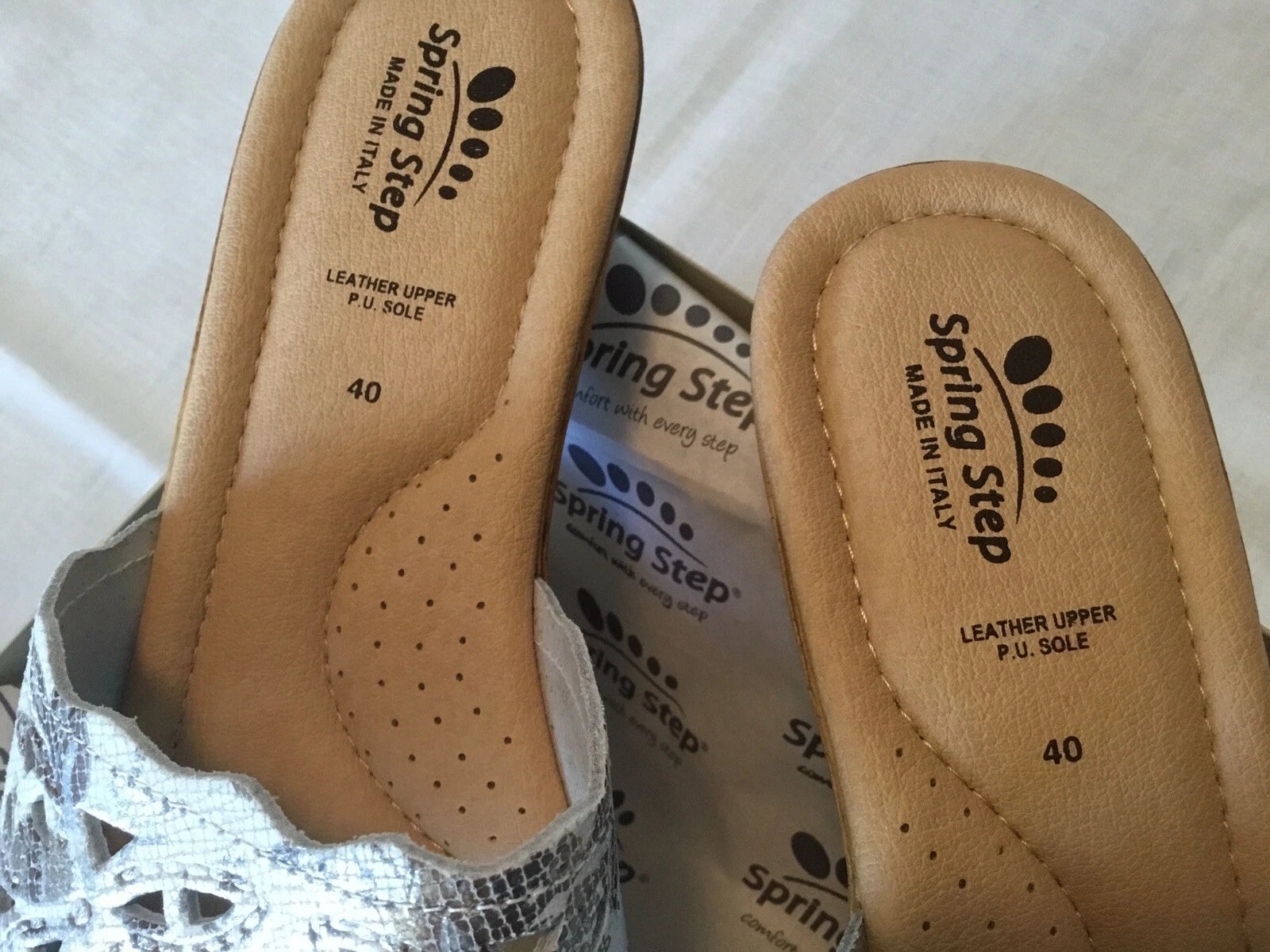 Women’s Springstep ESTELLA Fashion Wedge Slide Sandals Sz 9 New