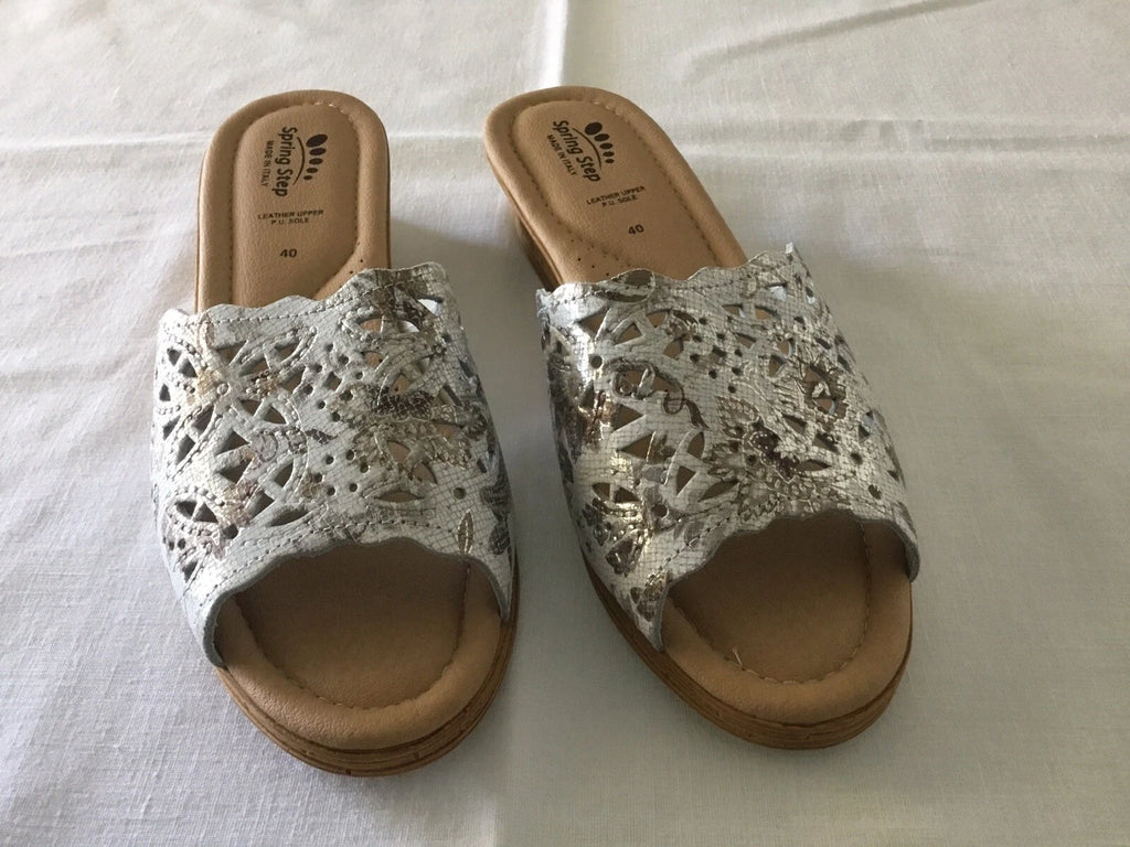 Women’s Springstep ESTELLA Fashion Wedge Slide Sandals Sz 9 New