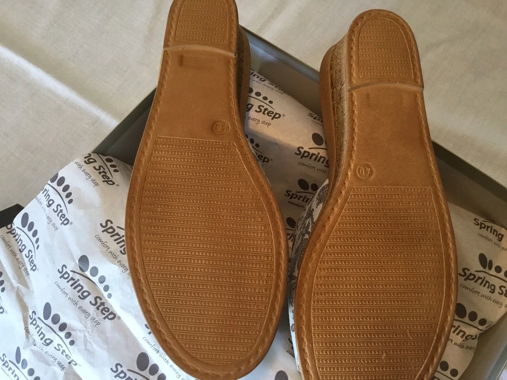 Women’s Springstep ESTELLA Fashion Wedge Slide Sandals Sz 9 New