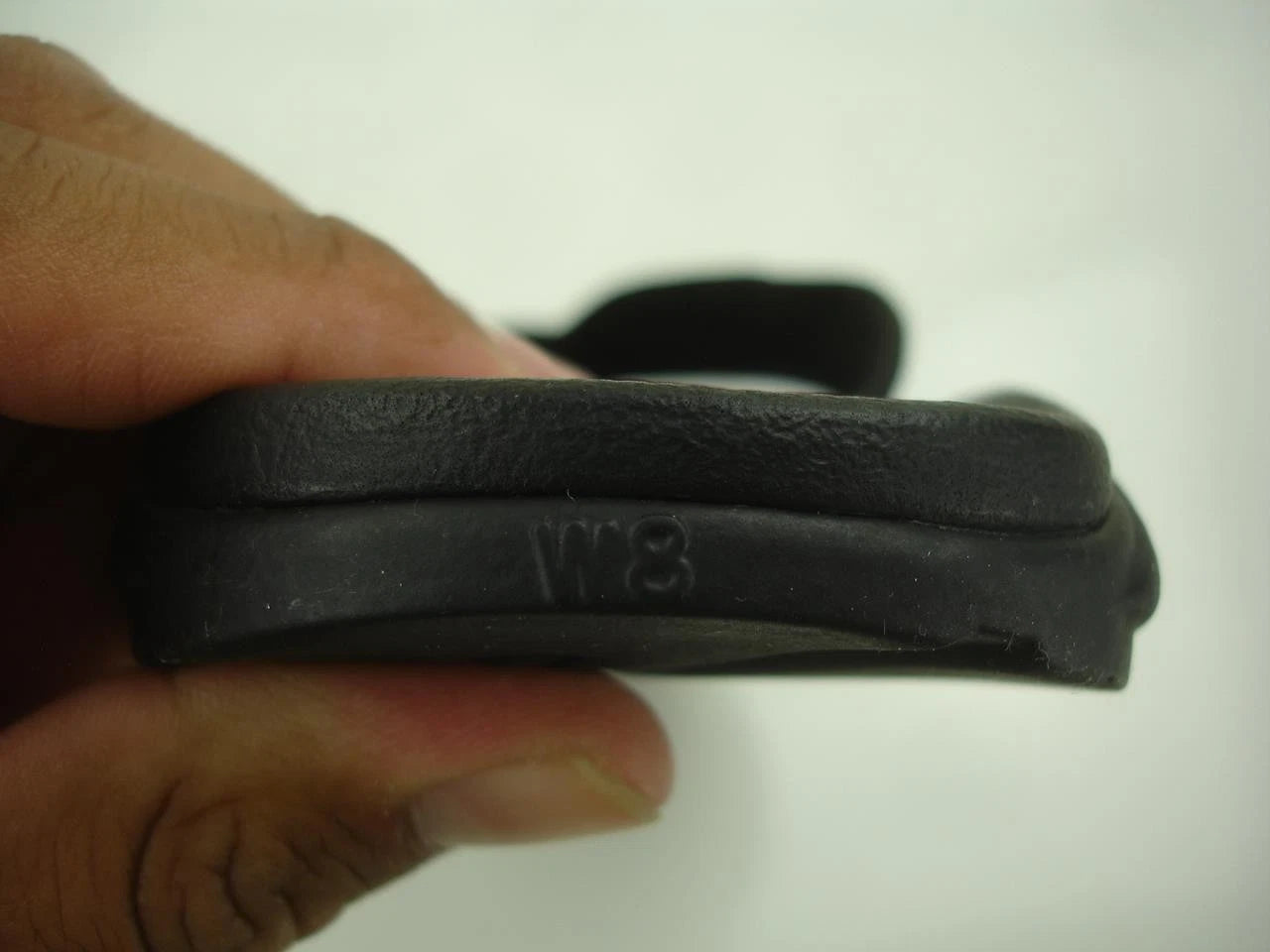 Women's sz 6 M Chaco Classic Flip Slip Slide Sandals Flat Solid Black Flat Thong