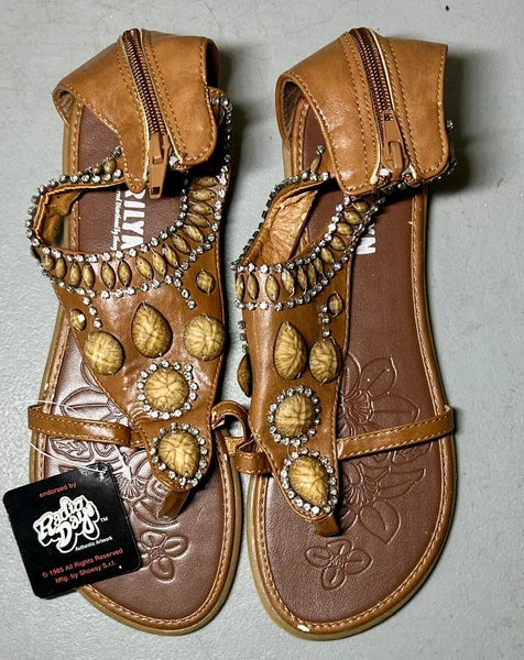 Marilyn Monroe Fashion Sandals Womens Size 7 EU 38 Vintage 1985 Radio Days Rare