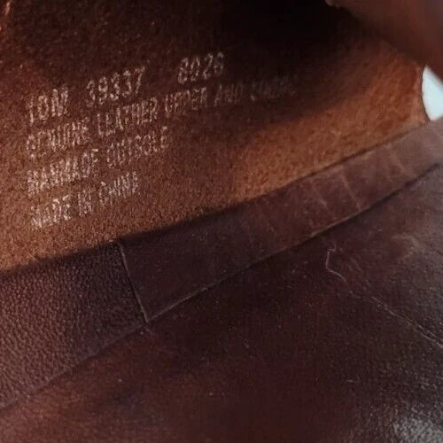Timberland Womens Slide Sandals Brown Leather Smart Comfort System Size 10 M