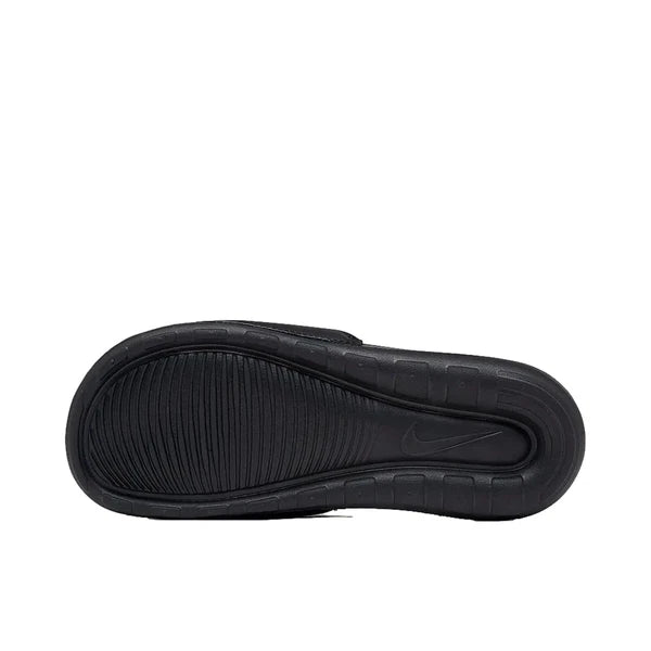 NIKE Victori One Slide Women's Black & Red Bronze Swoosh Sandals SZ 9, 10 New
